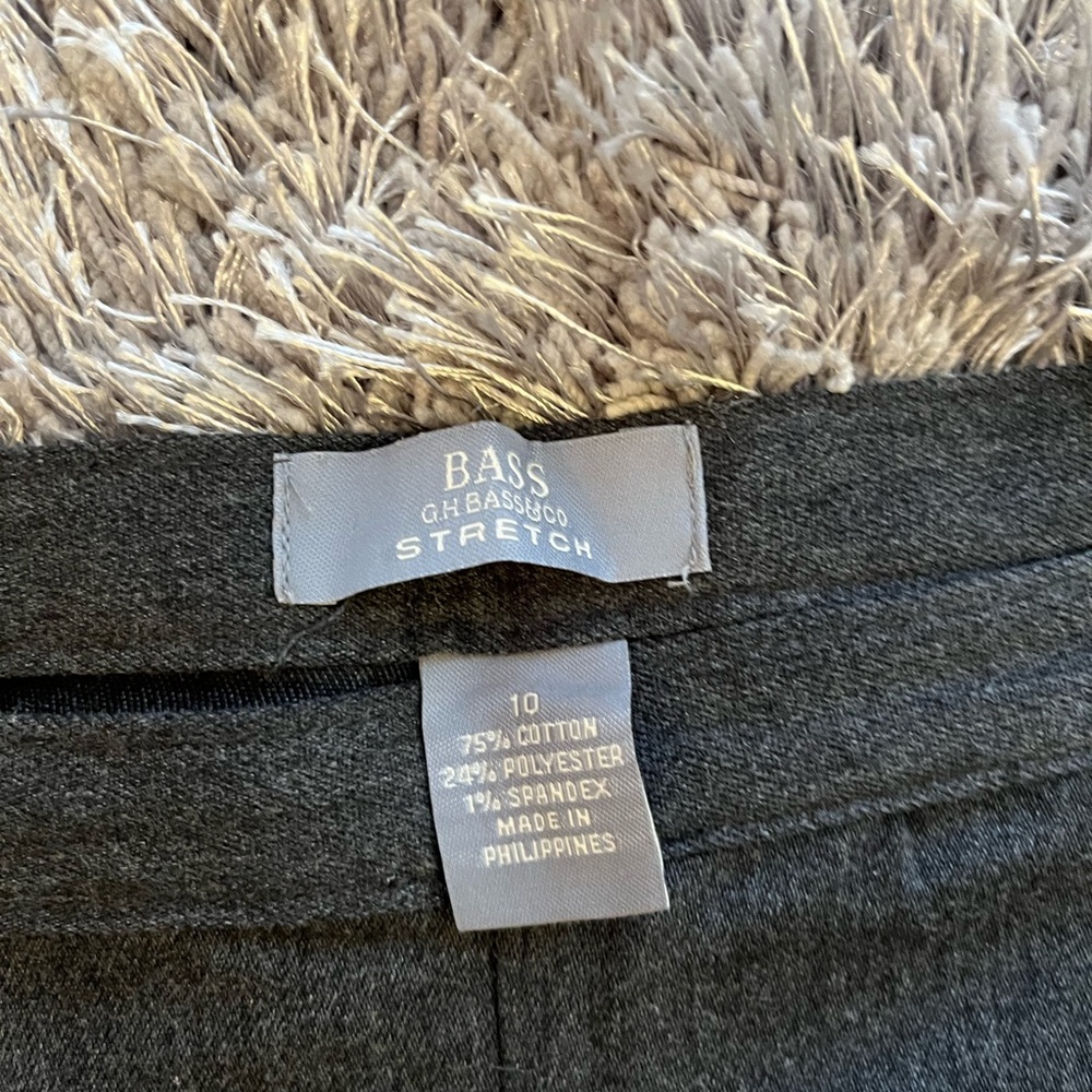 “Bass” Size 10 Stretch Side Zip Pant in Grey #10140